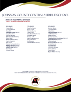 JCC MS Honor Roll - 1st Semester - 2025-26